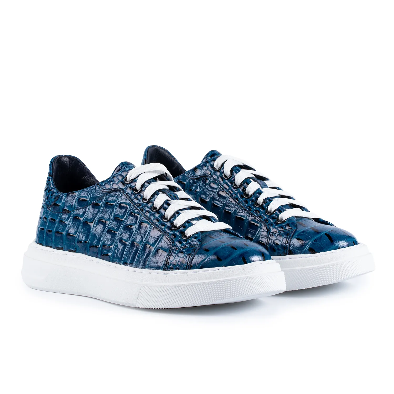 Lucas Shoes Sneaker 510 sneakers albastru croc piele
