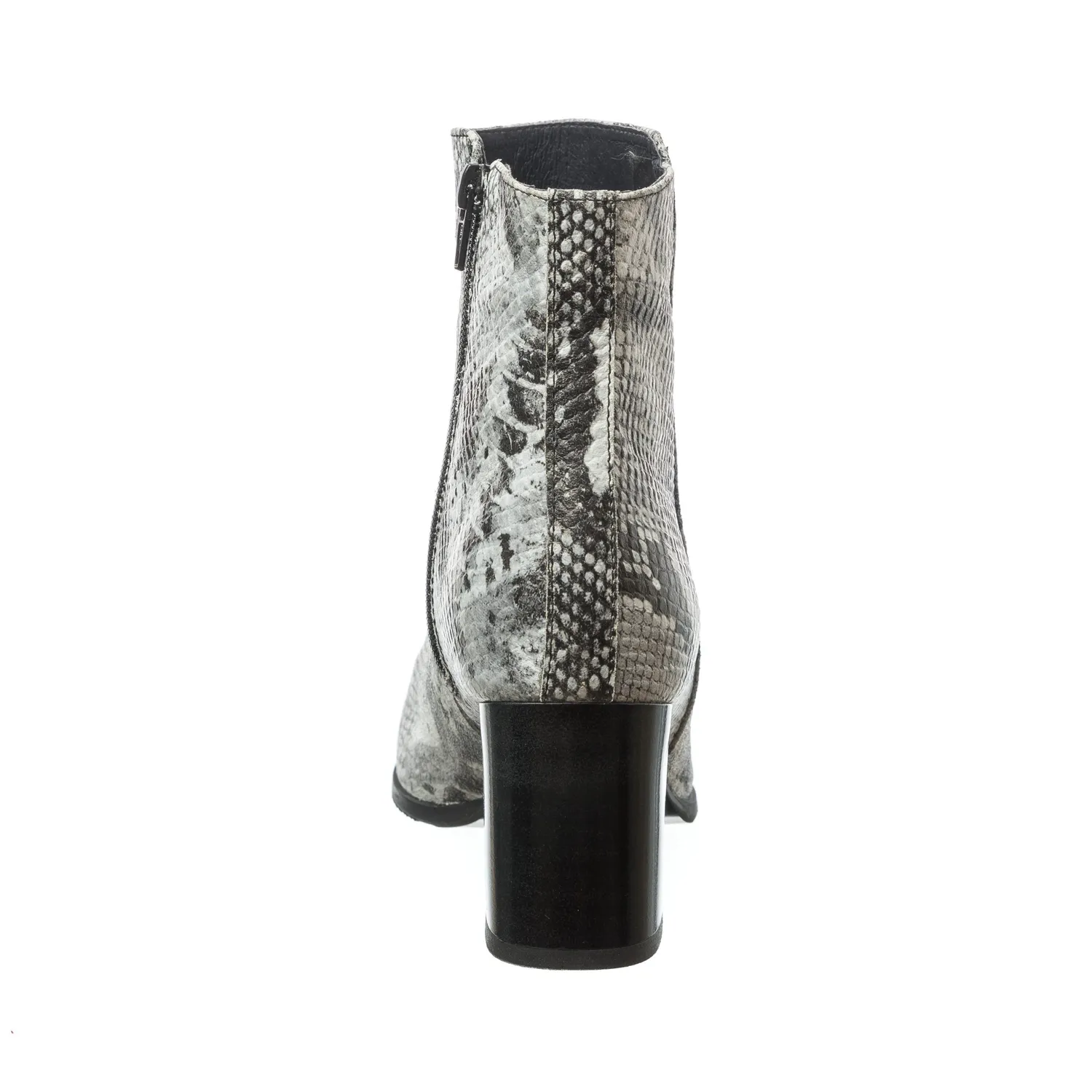 Catinca Shoes GX31 SAN ghete piele sarpe alb