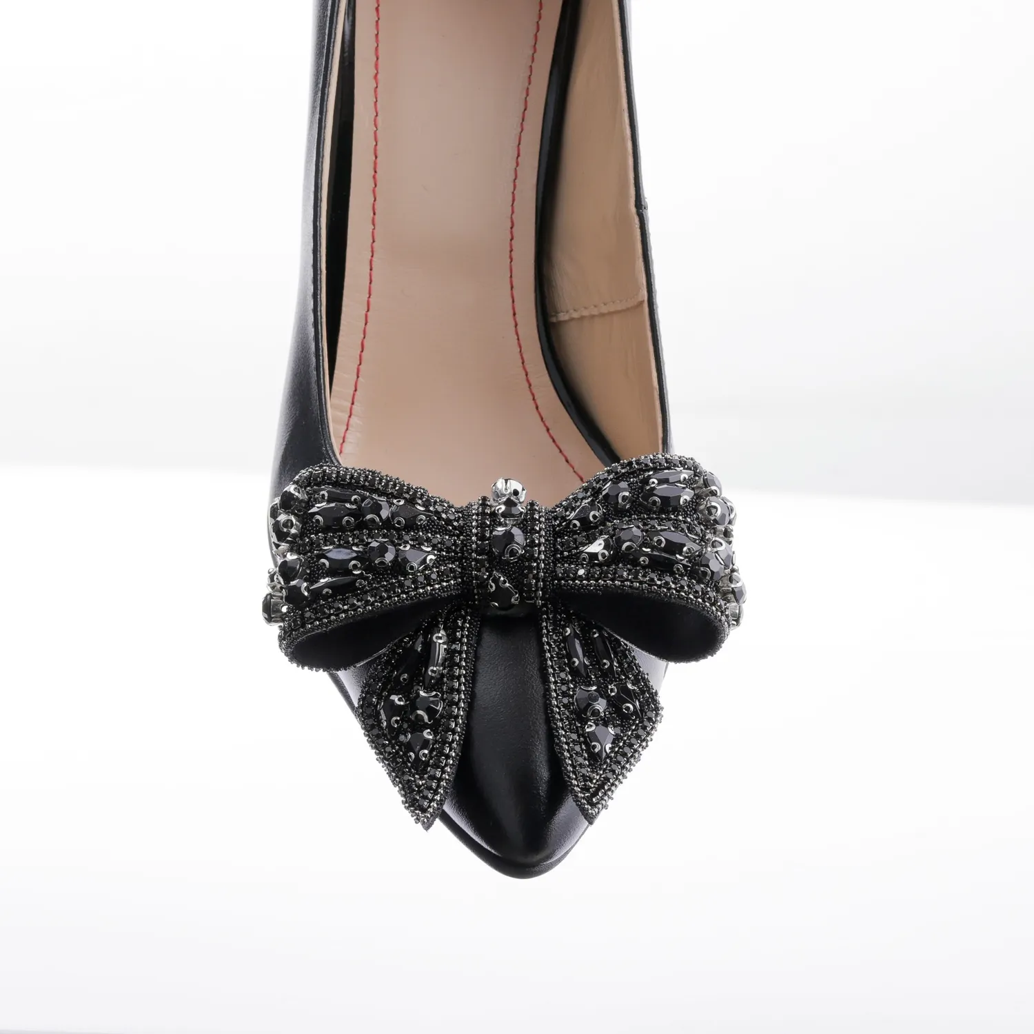 Catinca Shoes A66 NB pantofi dama negru box piele