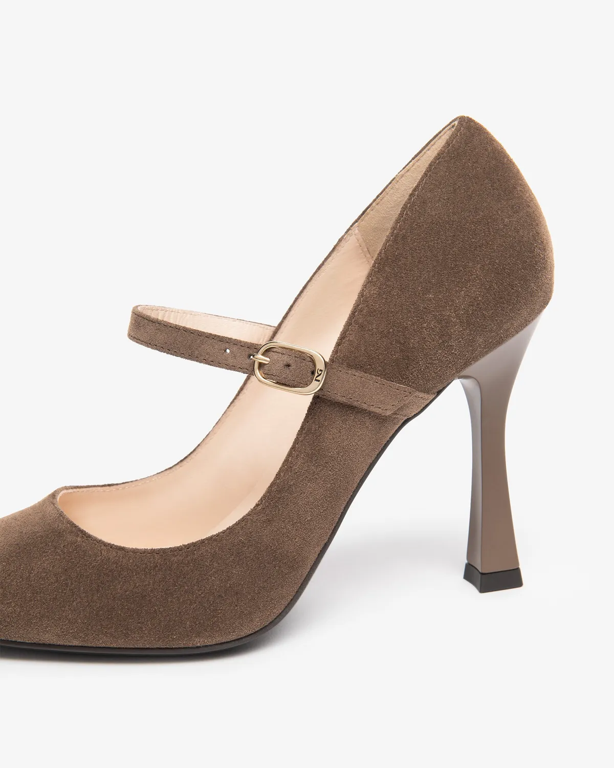 NeroGiardini pantofi Mary Jane piele dama toc 95 mm eleganti