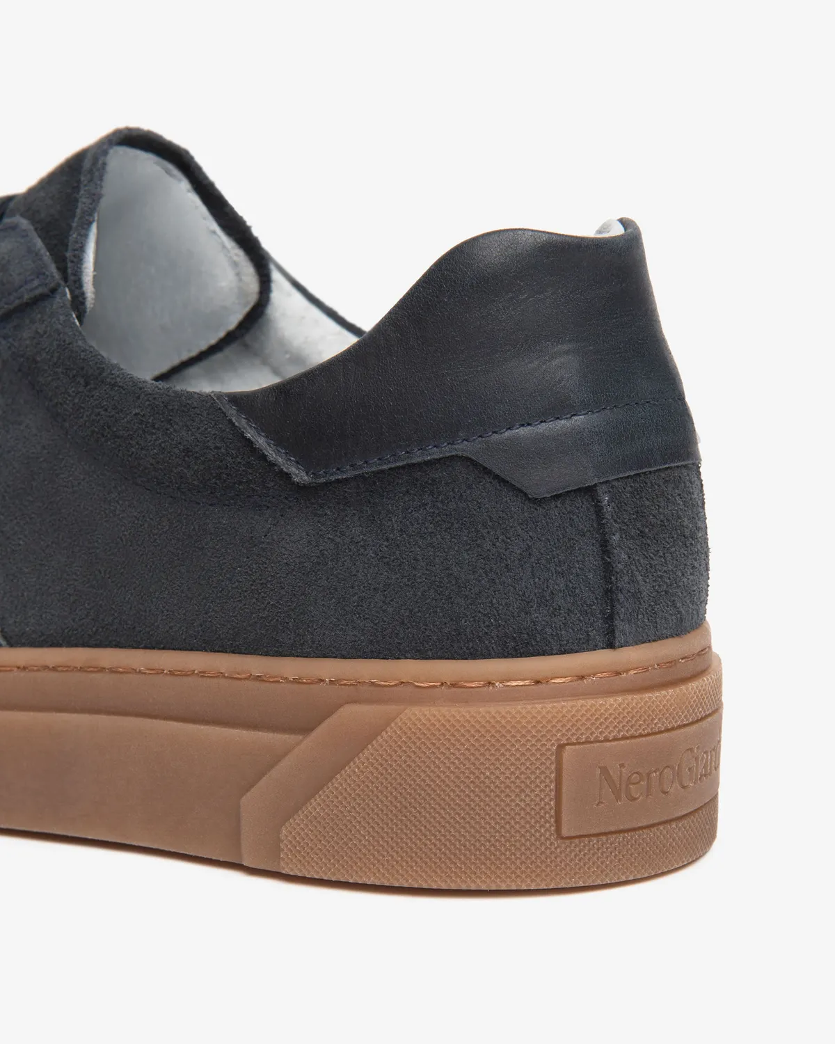NeroGiardini sneakers barbati piele intoarsa cu siret