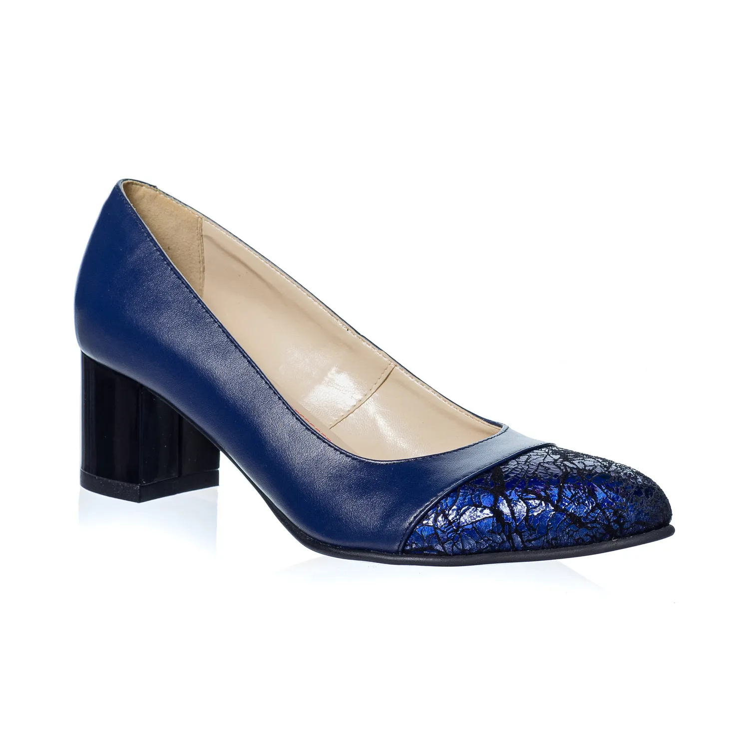 Catinca Shoes A3 BBS pantofi dama piele albastri