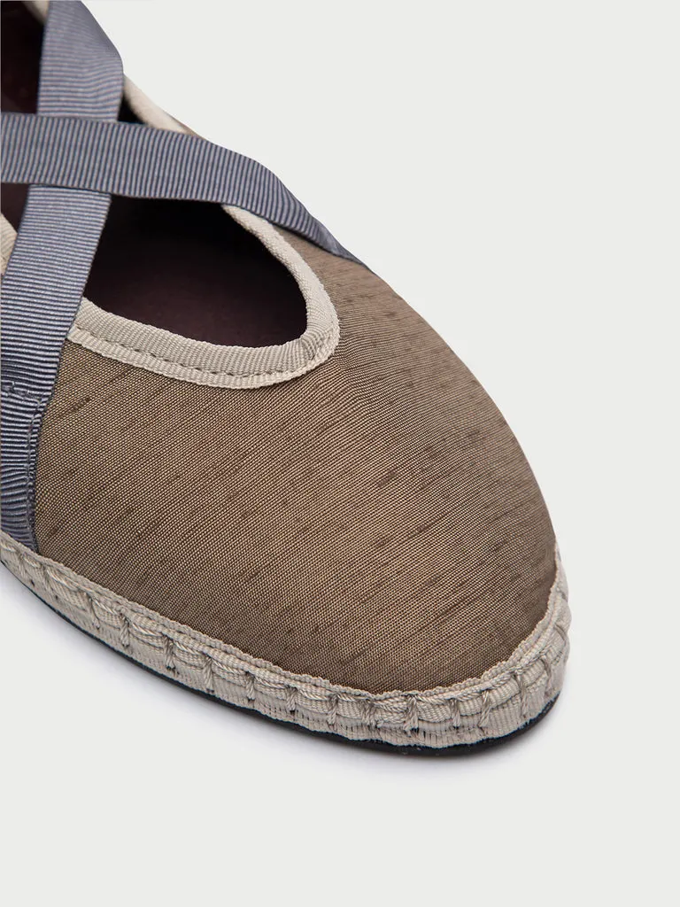 Flagelus Eichiro Silk Ribbon Grey balerini matase