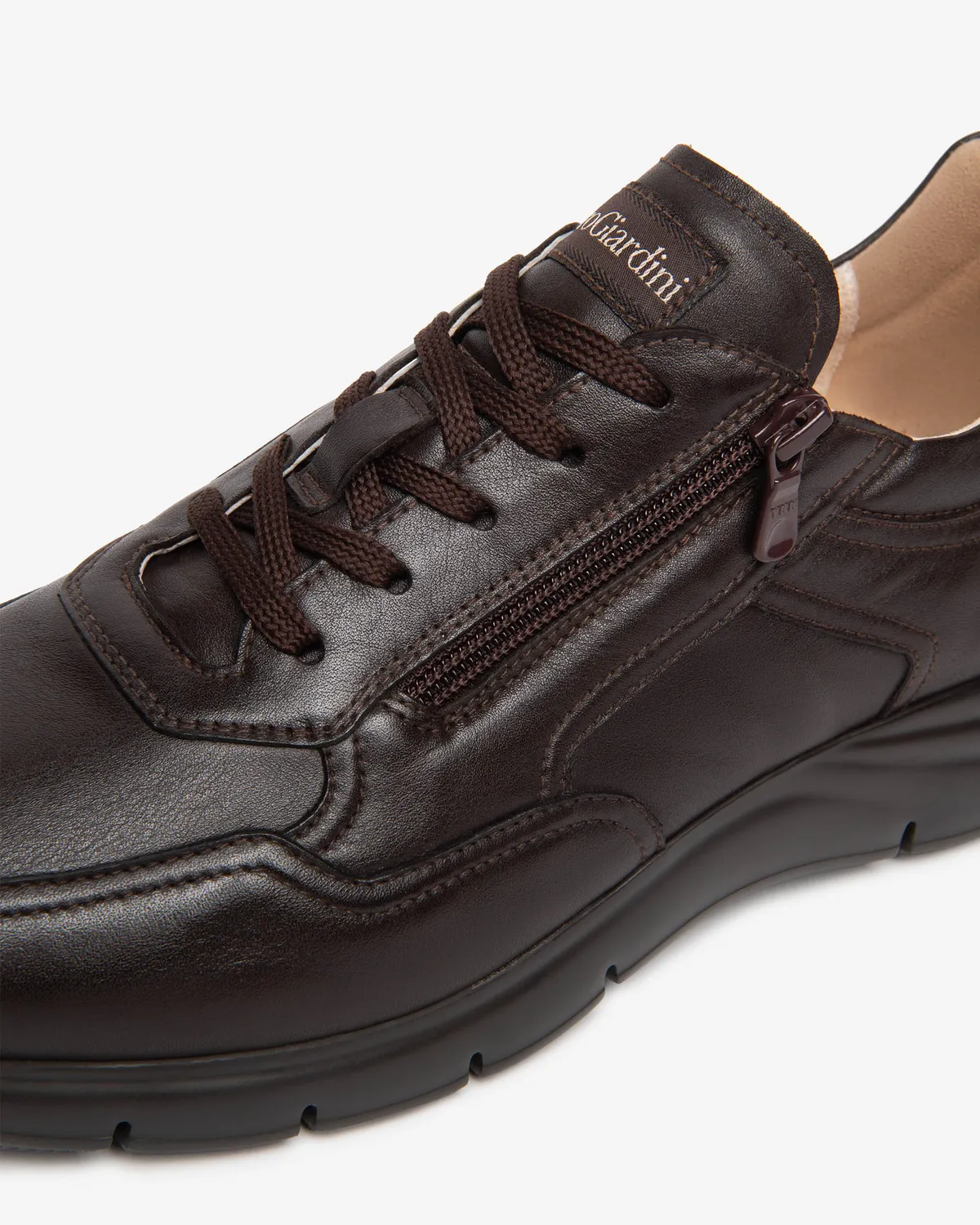 NeroGiardini sneakers barbati piele cu fermoar