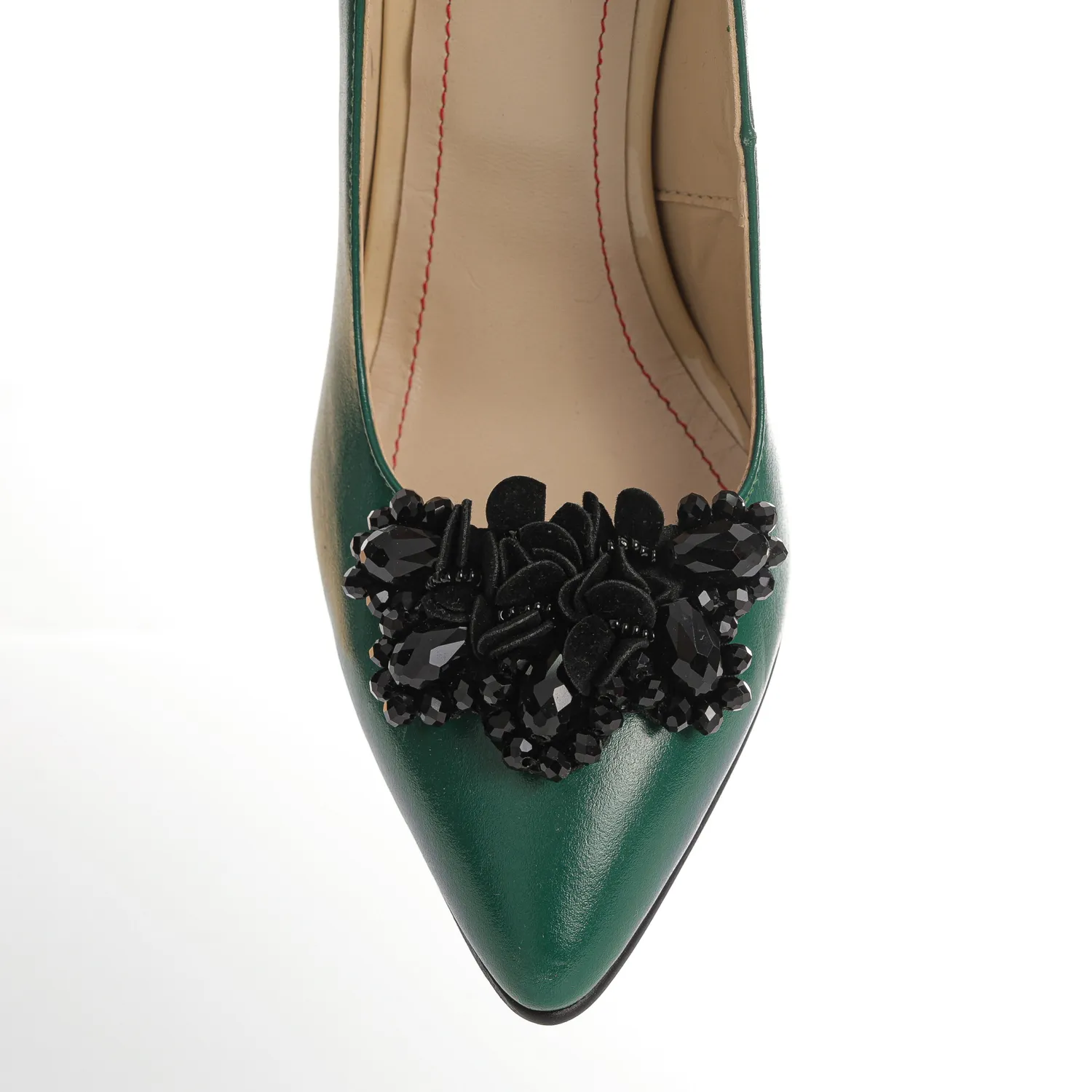 Catinca Shoes A58 VB pantofi dama piele naturala verde