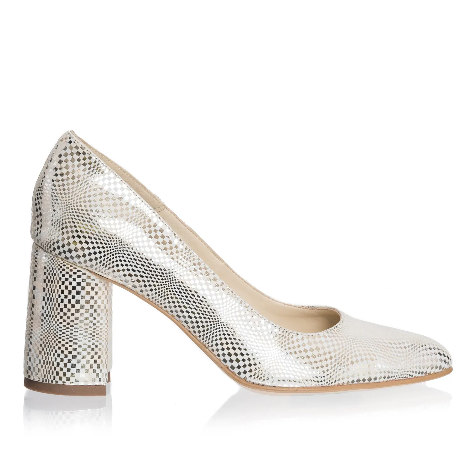 Catinca Shoes R11 MA pantofi damă mozaic auriu