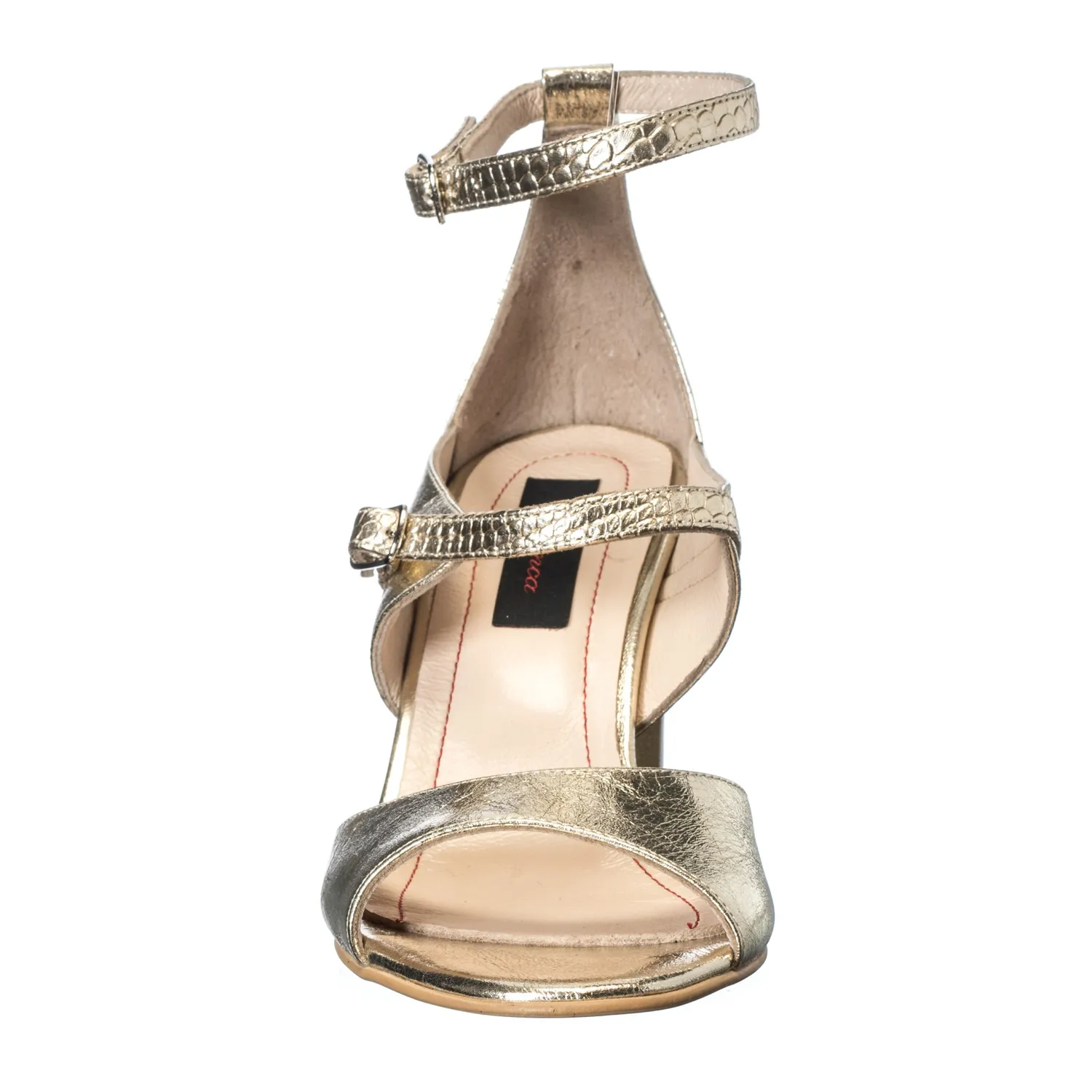 Catinca Shoes S101 AS sandale dama piele naturala auriu