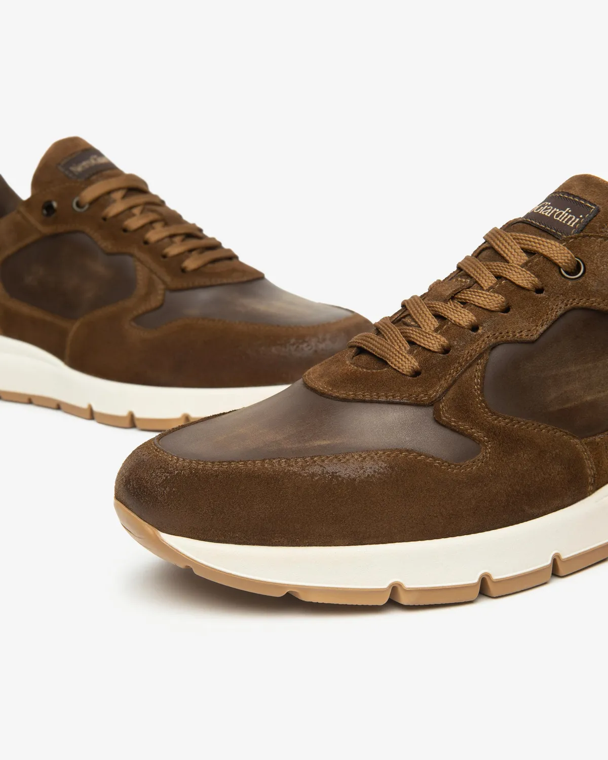 NeroGiardini sneakers barbati piele velur toamna