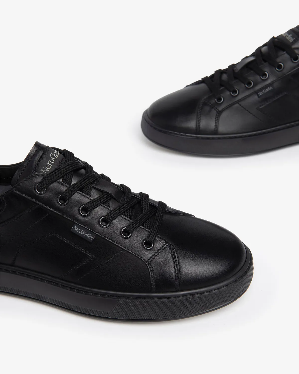 Sneakers piele NeroGiardini bărbați cu DryGo