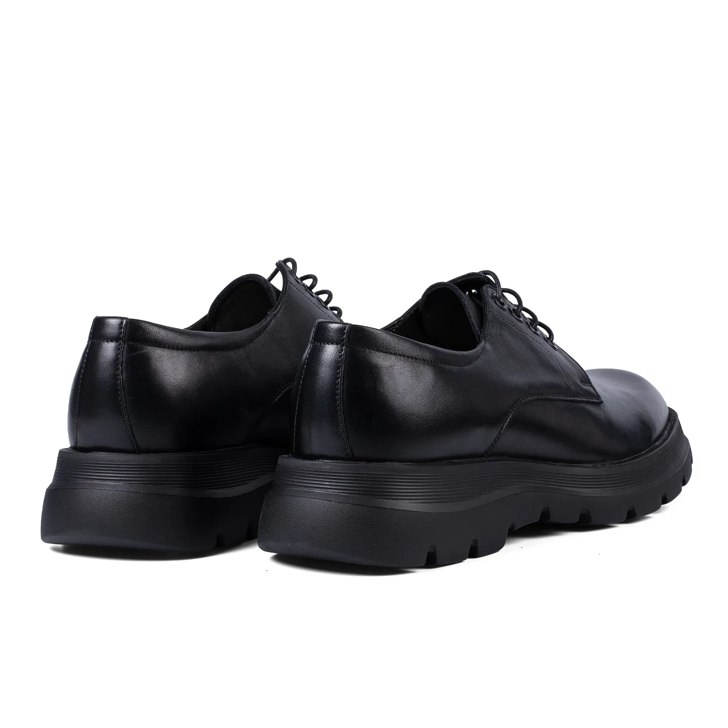 Lucas Shoes Casual 346 1009 pantofi negri piele naturala