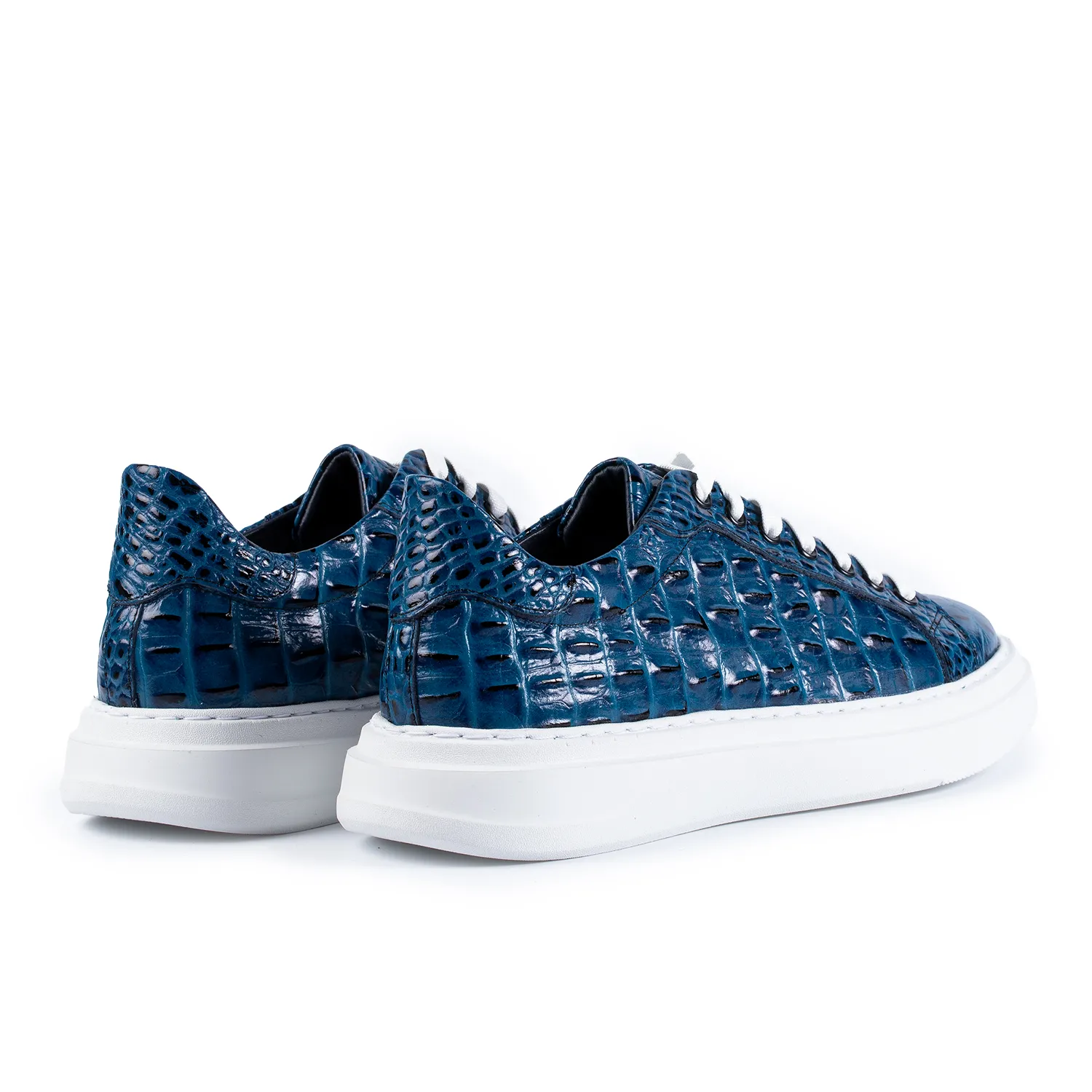 Lucas Shoes Sneaker 510 sneakers albastru croc piele