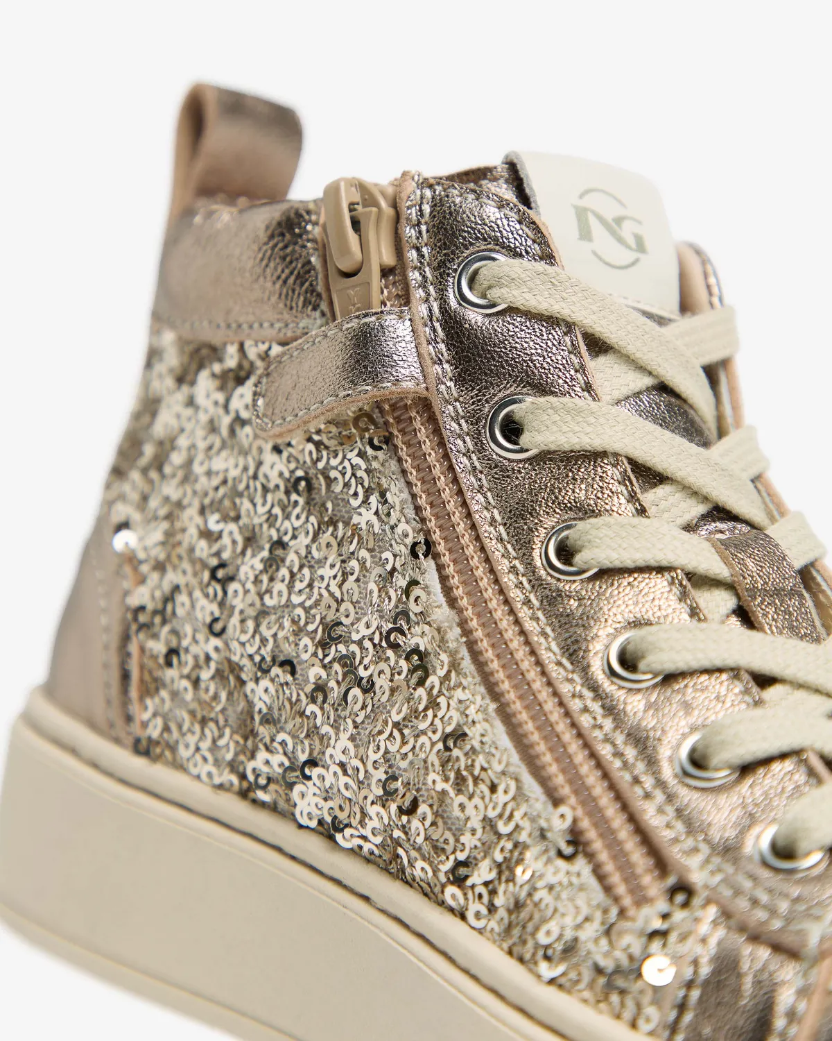 NeroGiardini sneakers adolescente piele cu brant DryGo