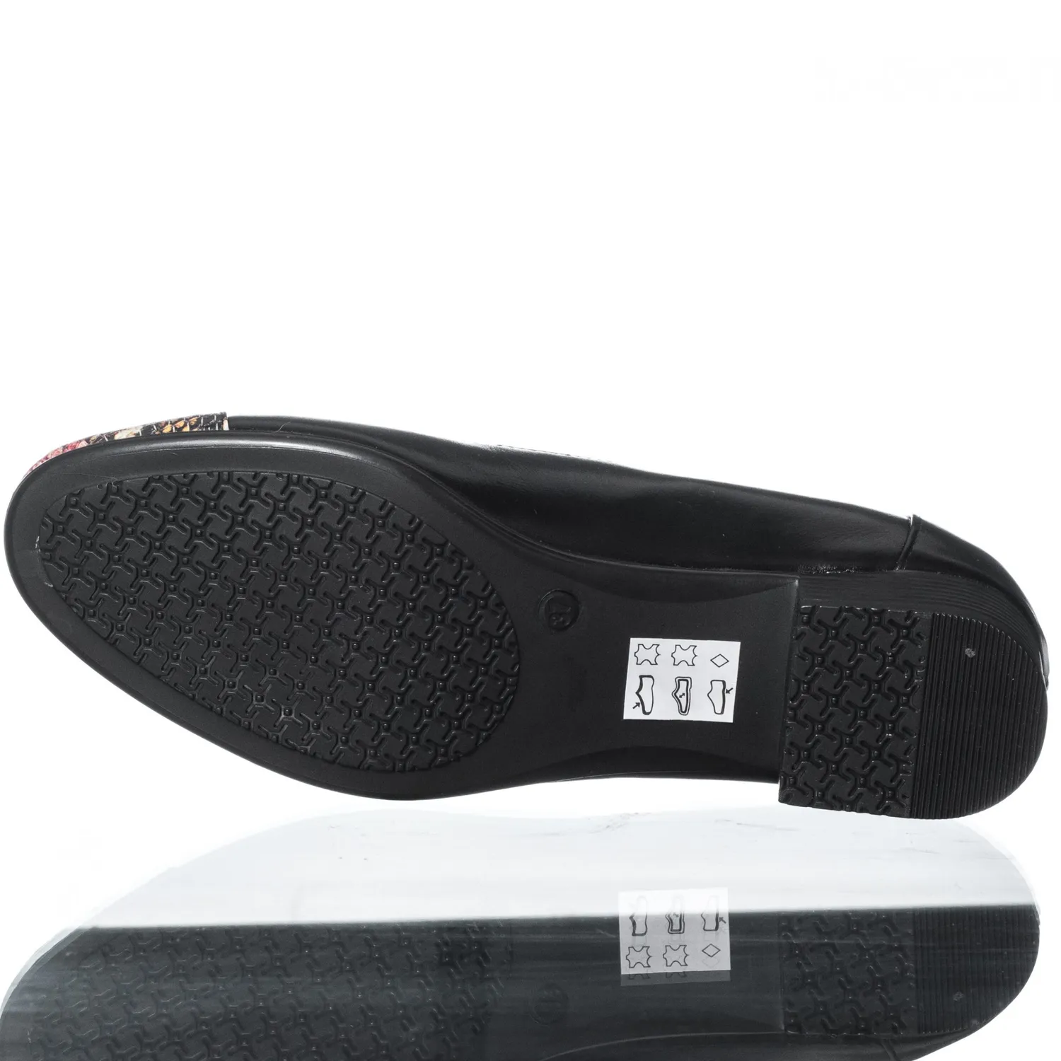 Catinca Shoes T7 NVSG pantofi piele negru varf sarpe