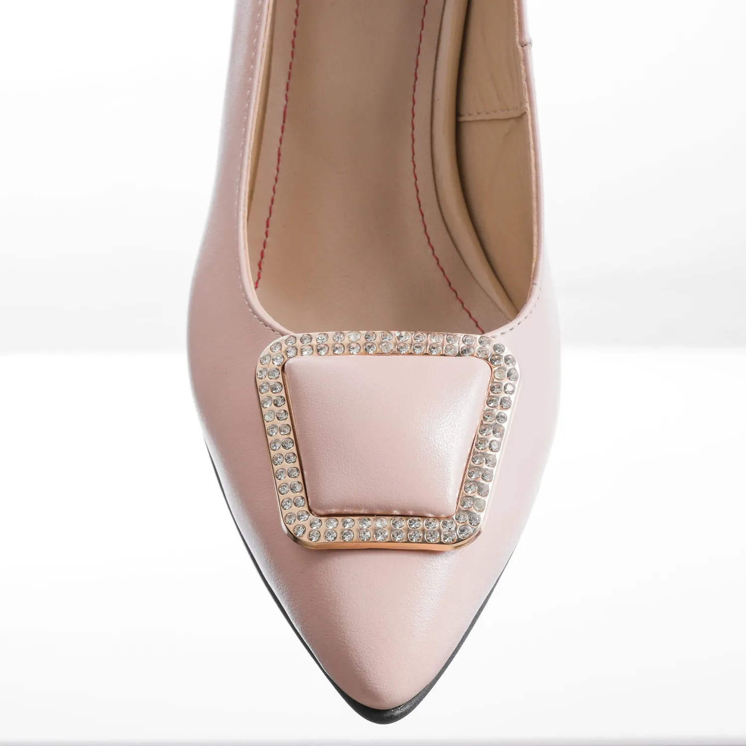 Catinca Shoes A61 NU pantofi dama nude box piele naturala