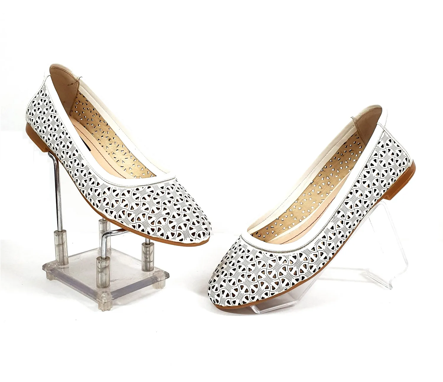 Catinca Shoes BL 4 BJ balerini piele naturala bej