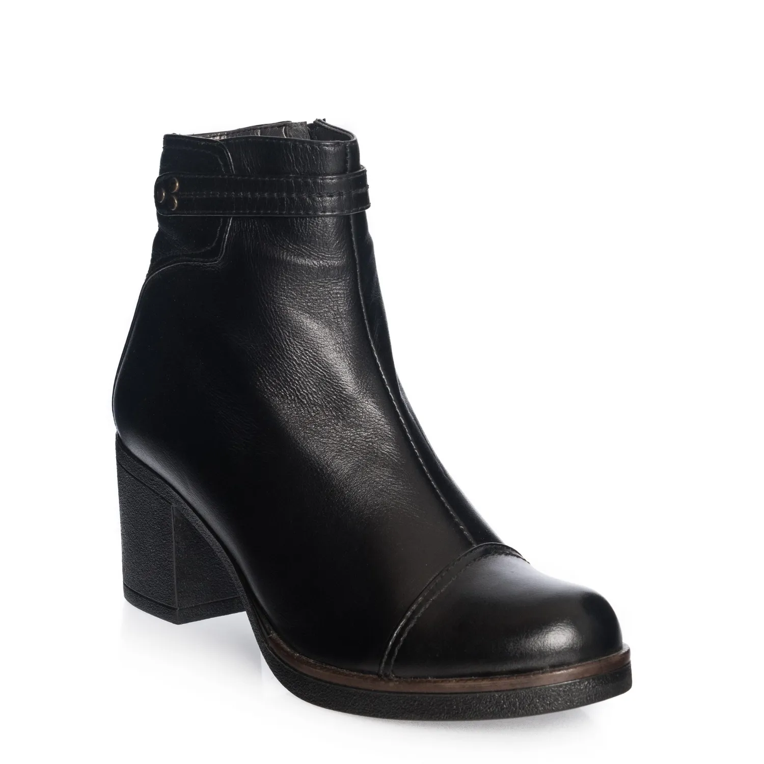 Catinca Shoes 80 NB ghete dama piele negru box