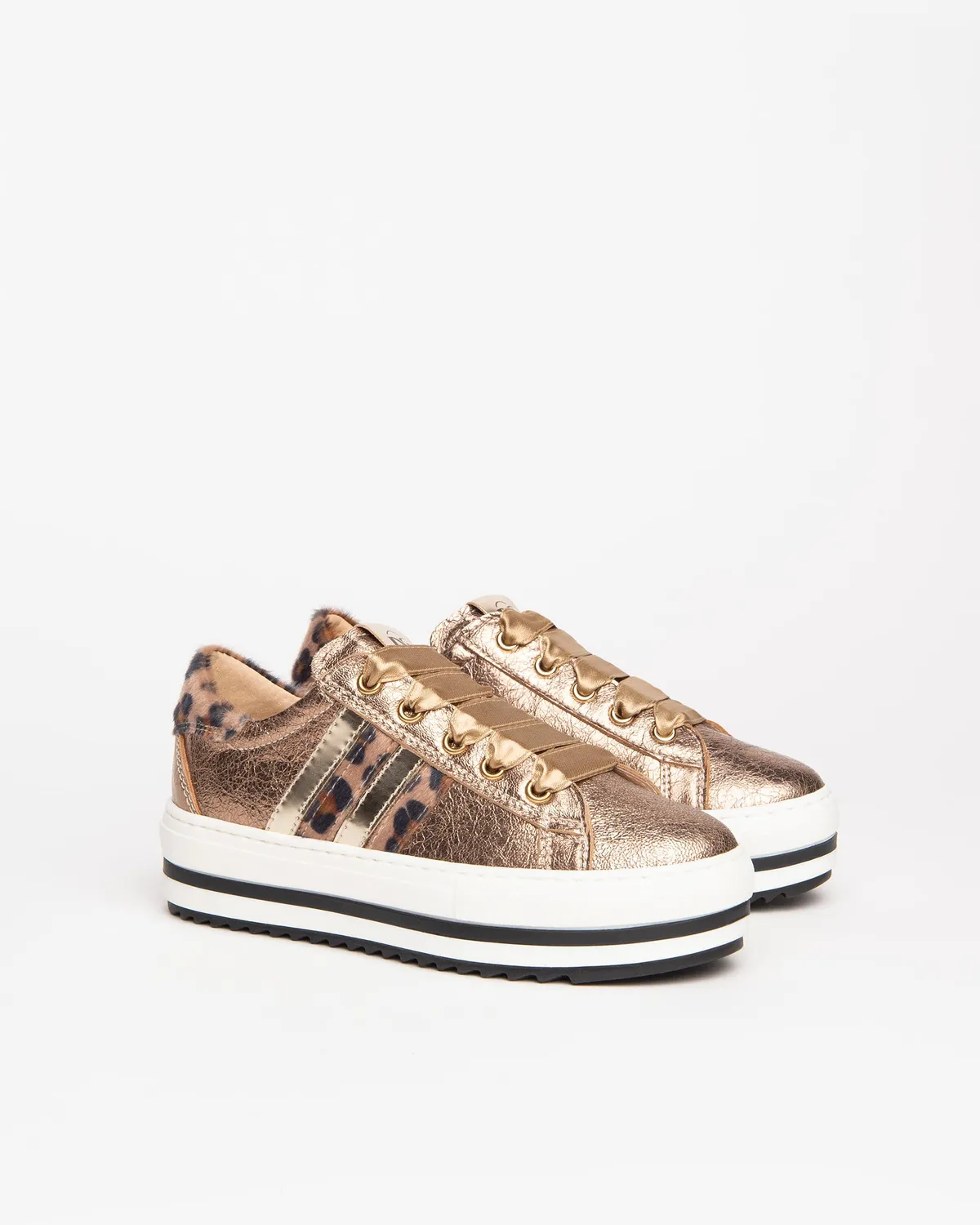 NeroGiardini sneakers fete lac siret satinat marimi 31-39