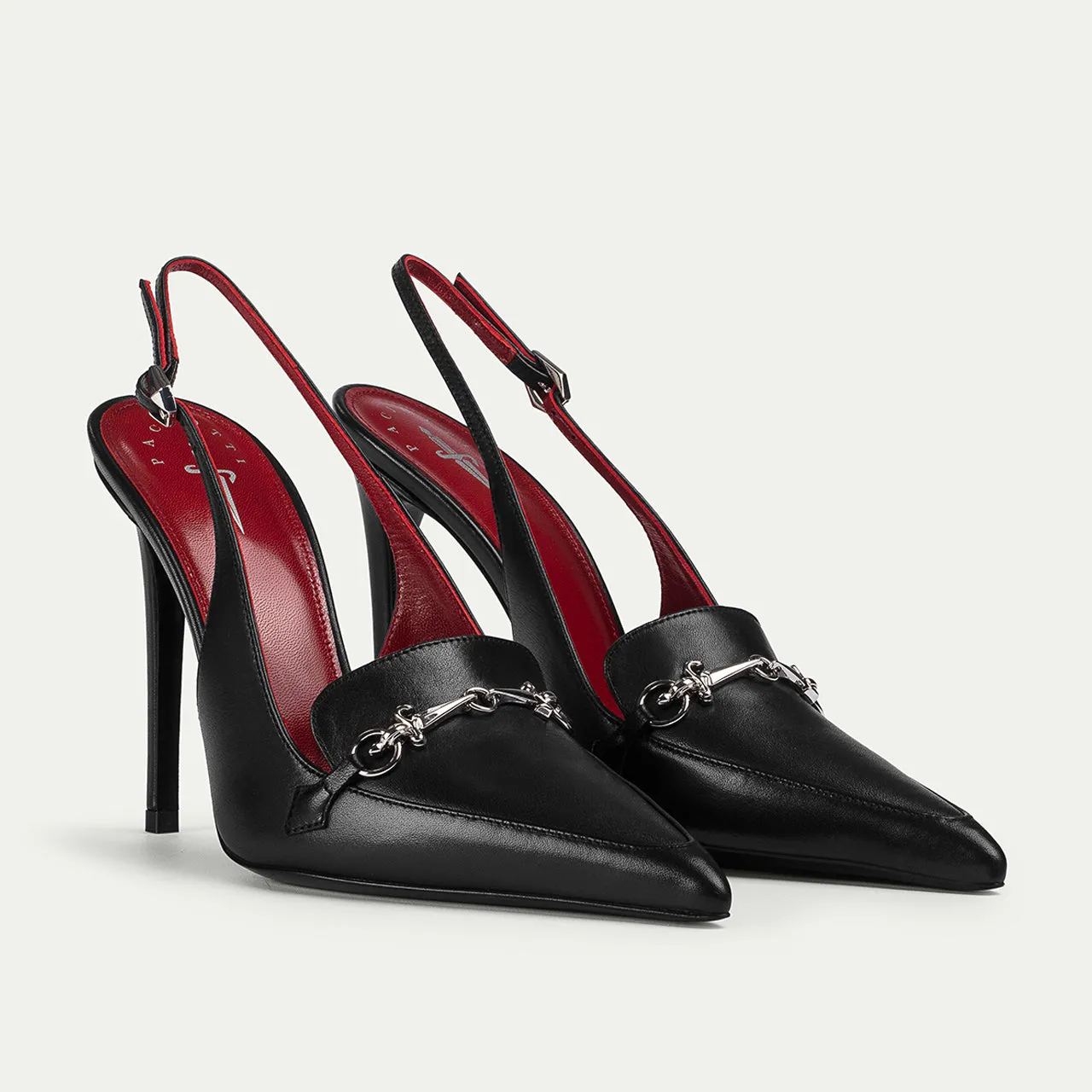 Cesare Paciotti Sedona pantofi slingback negri piele