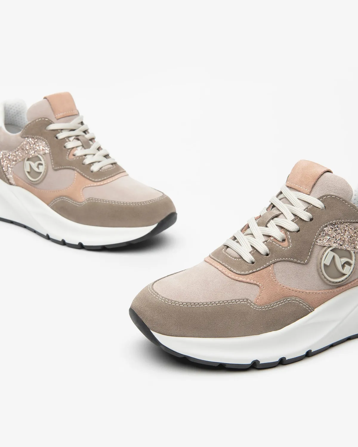 NeroGiardini Sneakers Damă Piele Velur DryGo