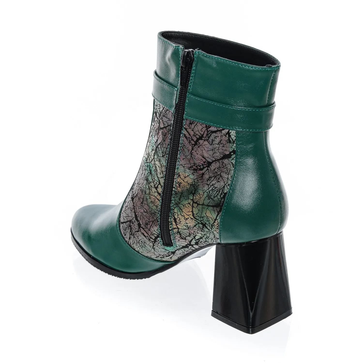 Catinca Shoes GX32 VBS ghete dama piele naturala verde