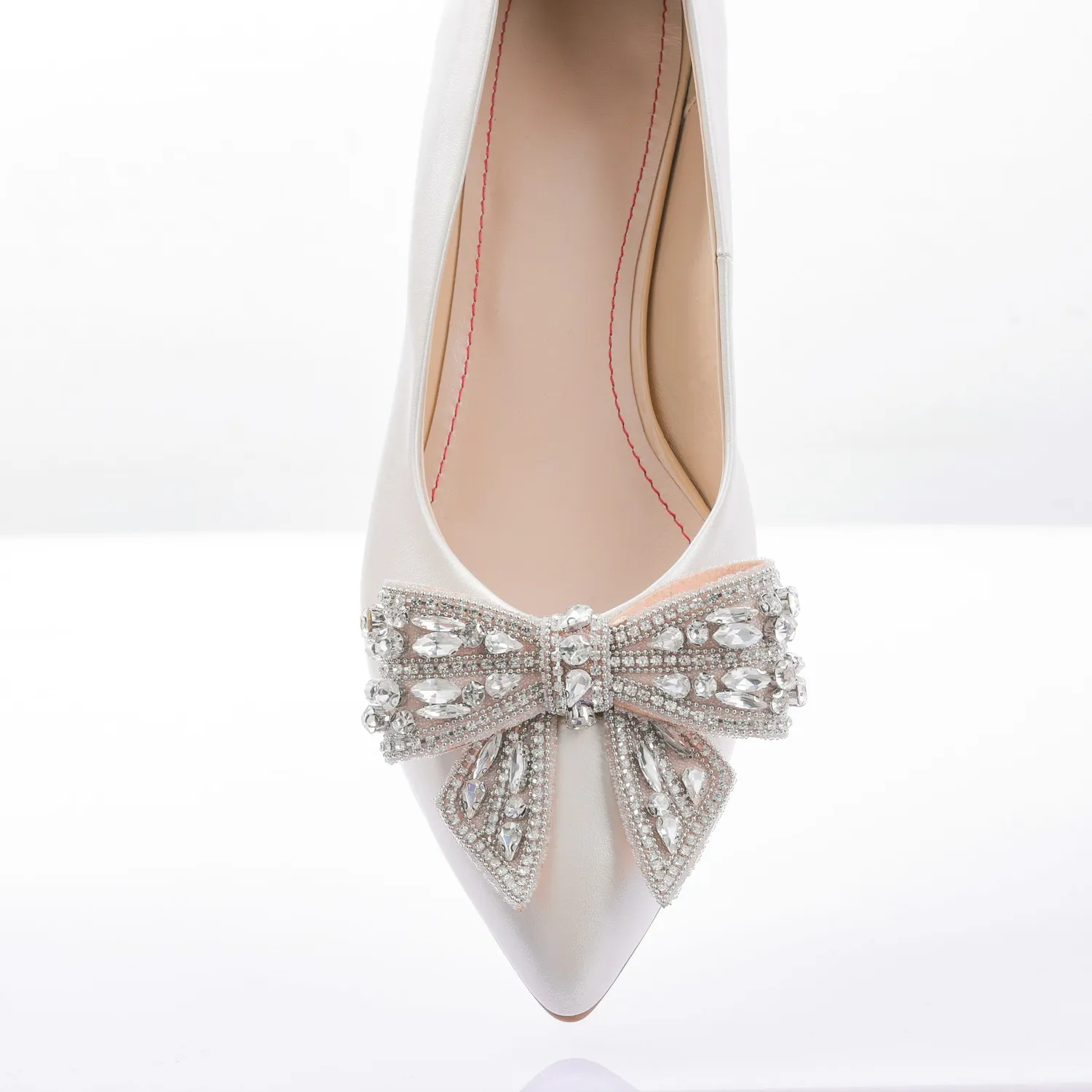 Catinca Shoes BL8 BEJ balerini piele naturala bej sidef