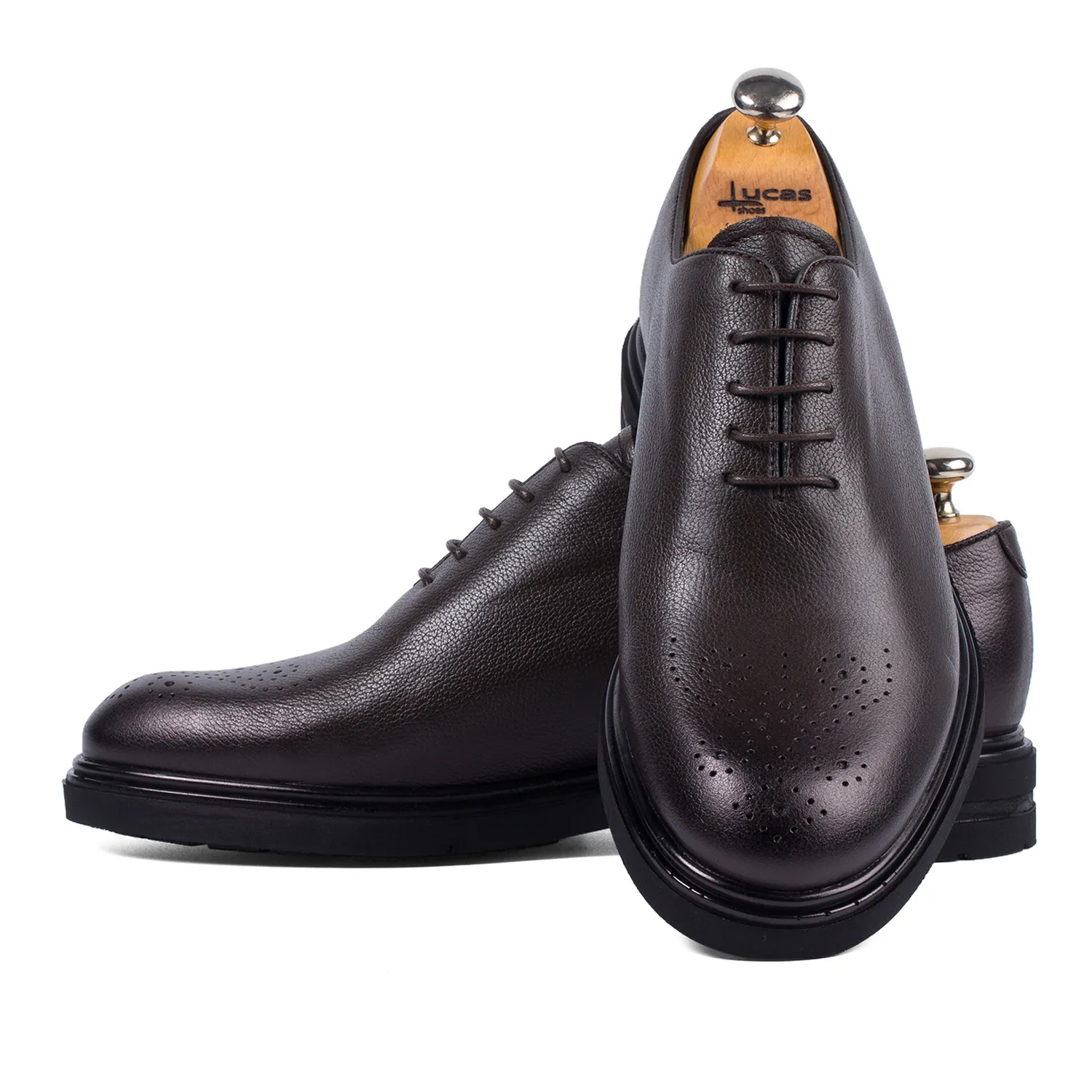 Lucas Shoes Elegant 900 Oslo pantofi maro bizon piele