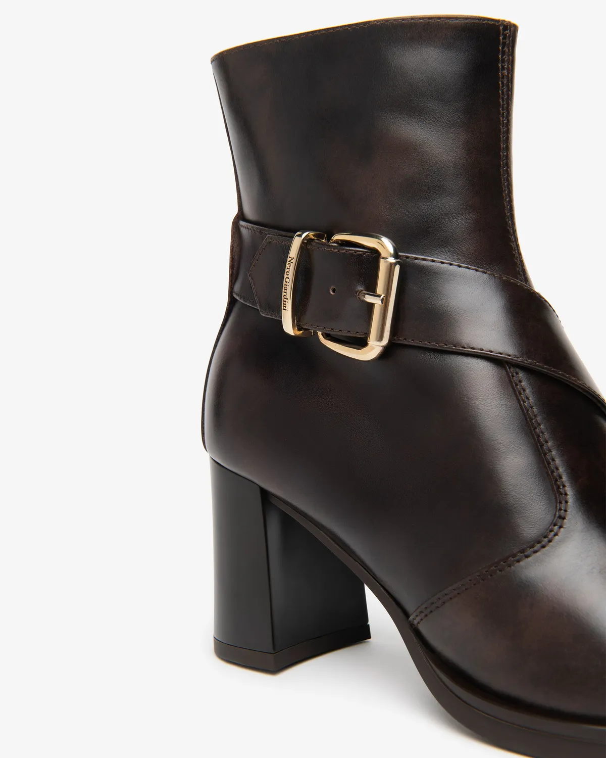 NeroGiardini botine dama piele toc 75