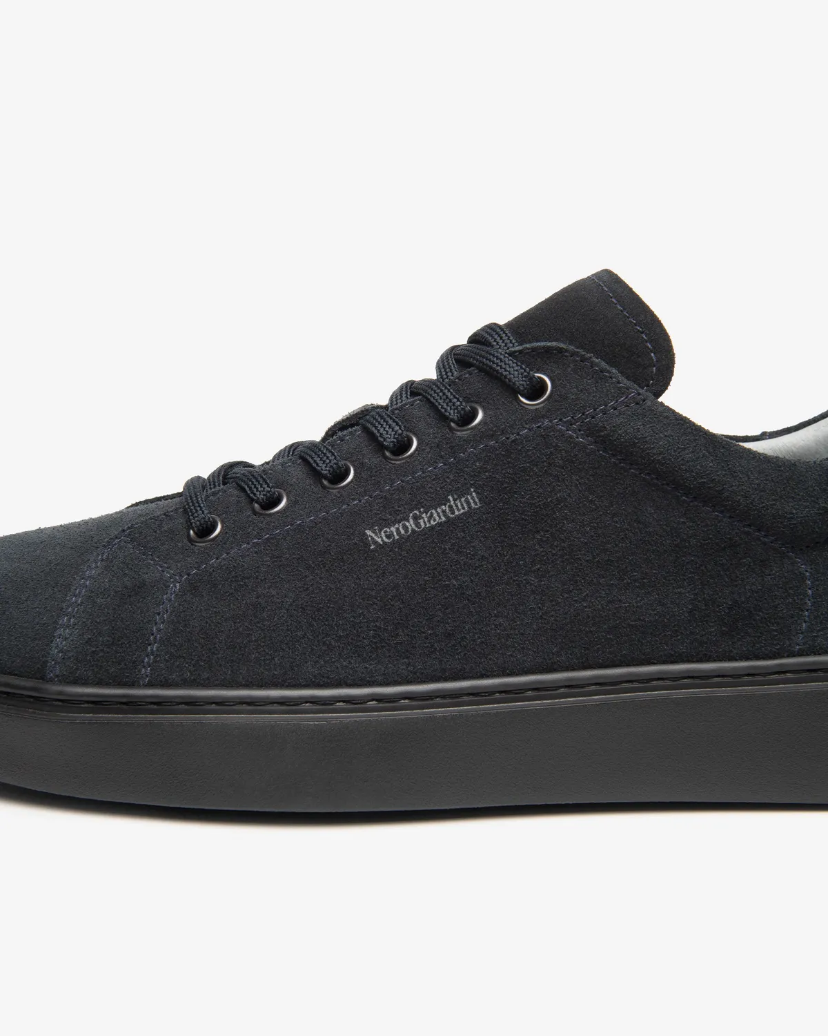NeroGiardini sneakers piele intoarsa barbati siret