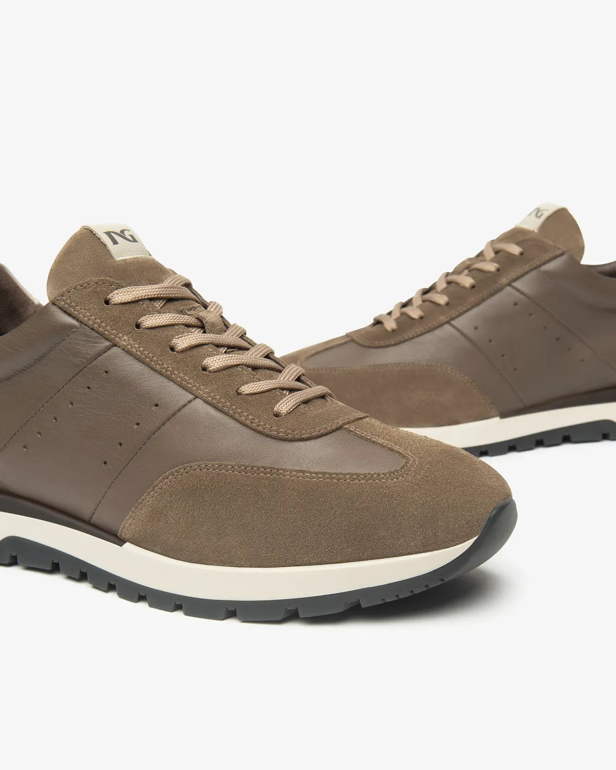 NeroGiardini sneakers barbati piele cu brant memory