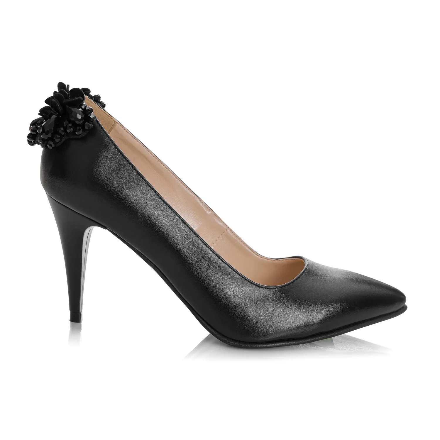 Catinca Shoes A48 pantofi dama piele negru box