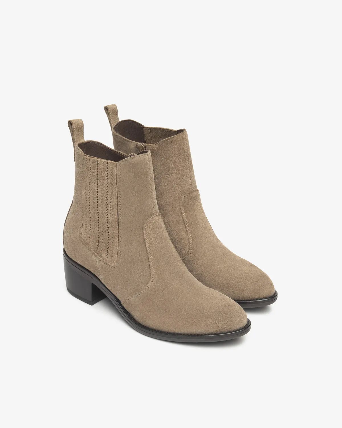 NeroGiardini Ghete Chelsea Suede Dama