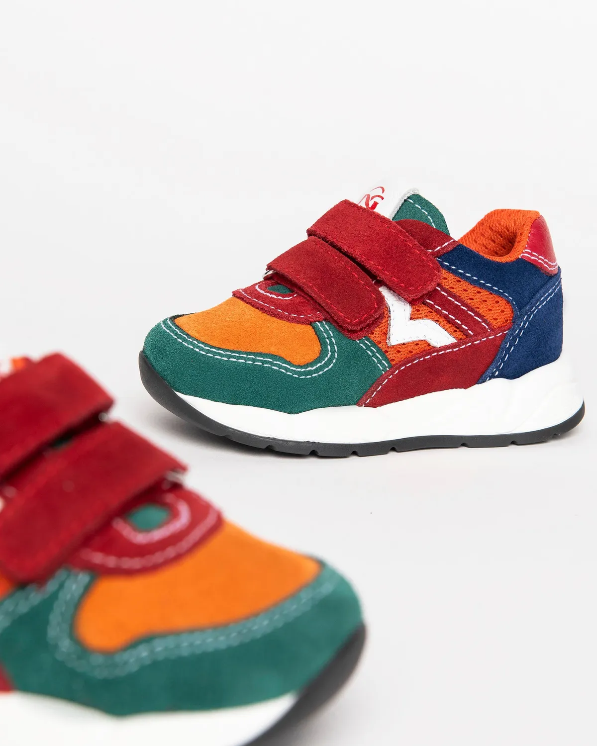 NeroGiardini pantofi sport bebelusi velur piele