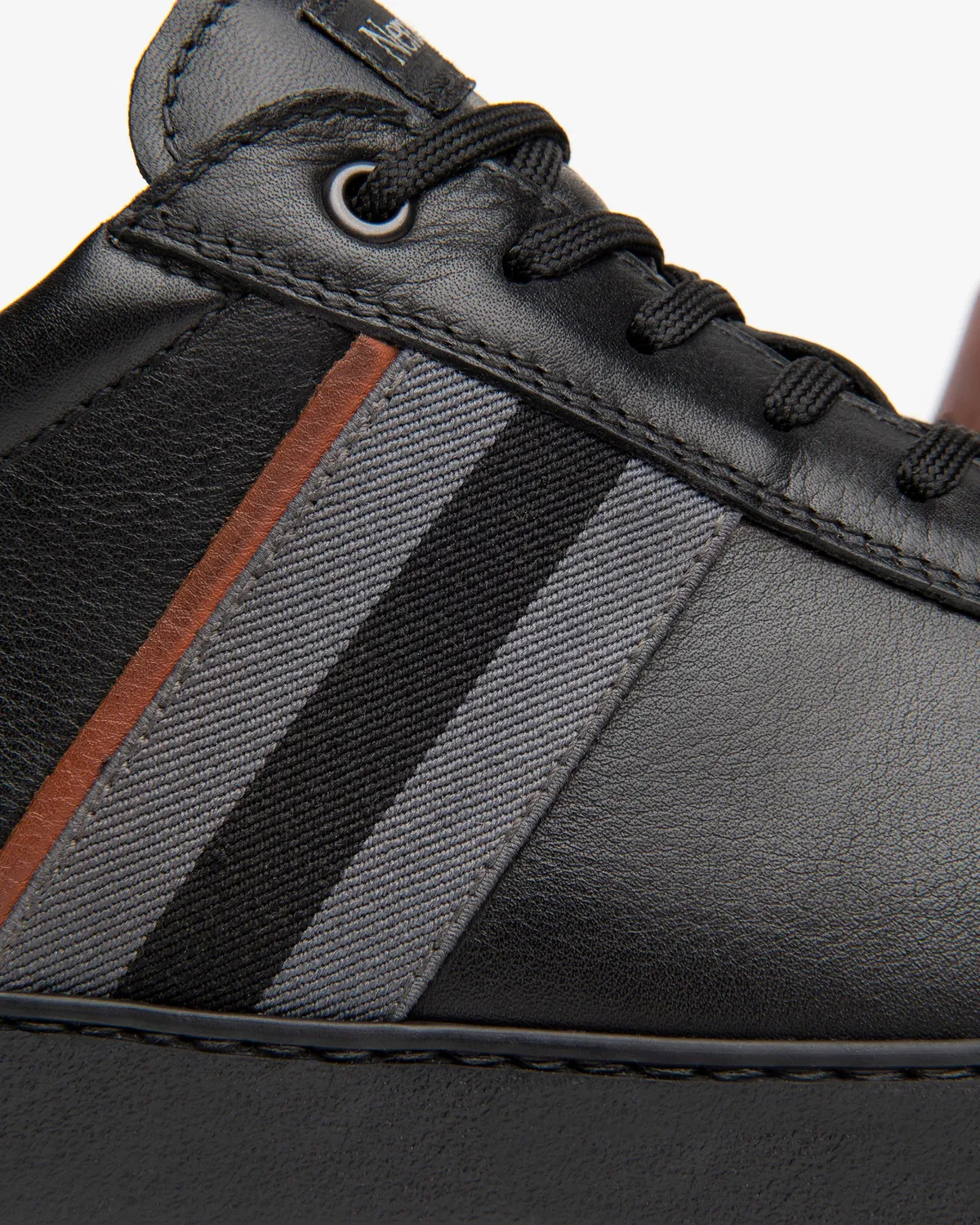 NeroGiardini sneakers barbati piele cu DryGo