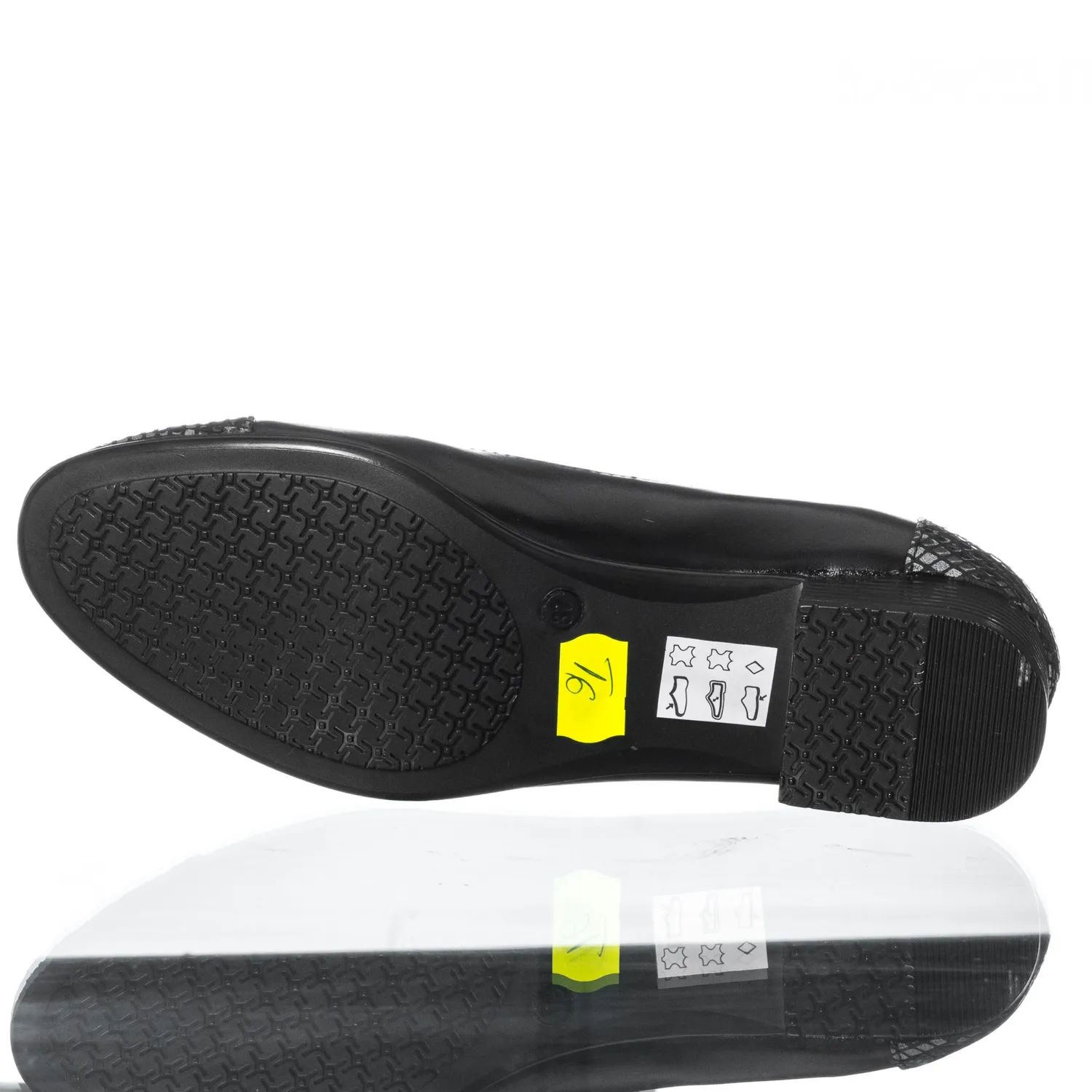 Catinca Shoes T6 NBSA pantofi dama negru sarpe piele naturala