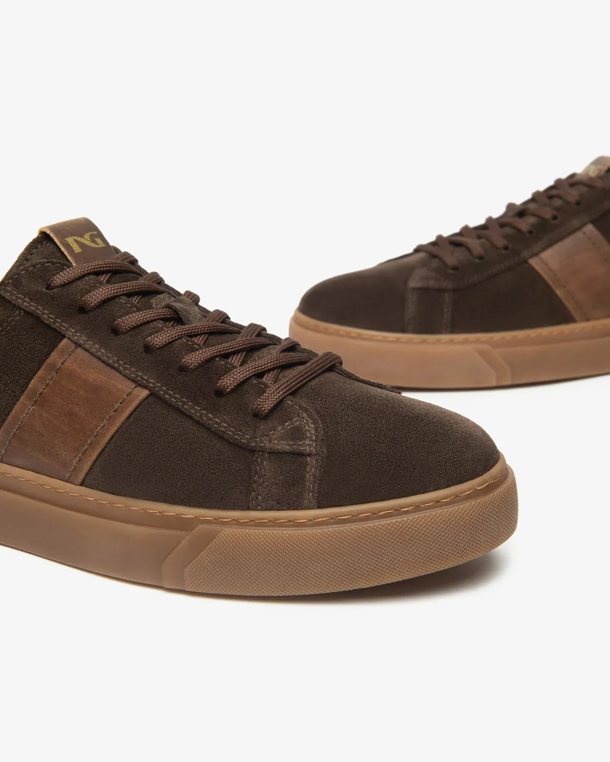 NeroGiardini sneakers barbati piele si intoarsa