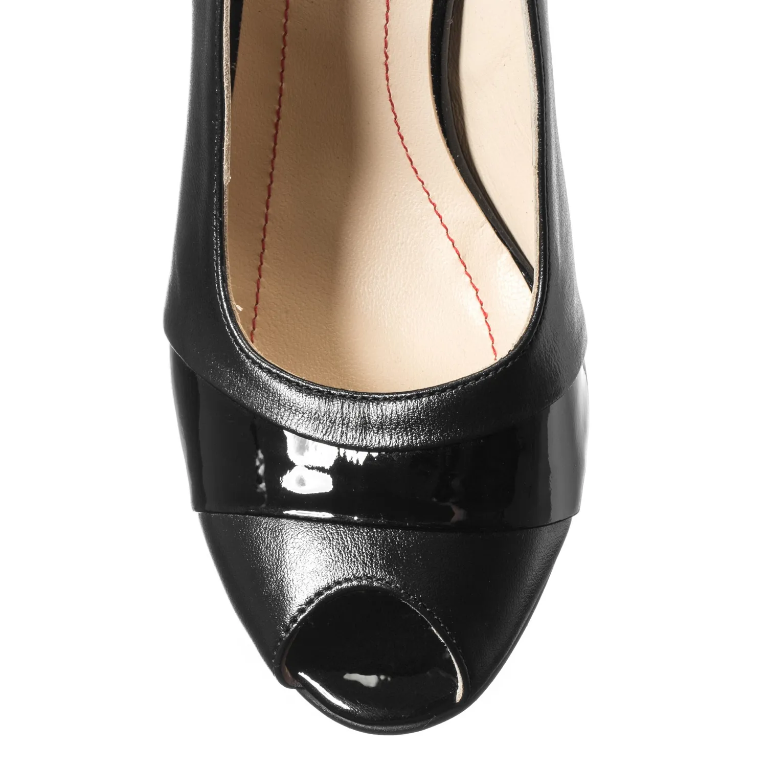 Catinca Shoes R9 NL sandale dama piele negru lac