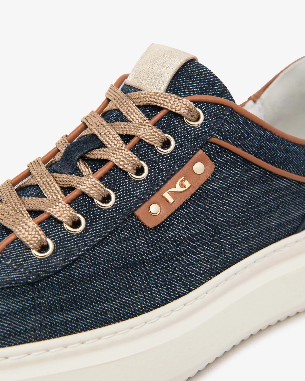 NeroGiardini sneakers dama piele si textil primavara