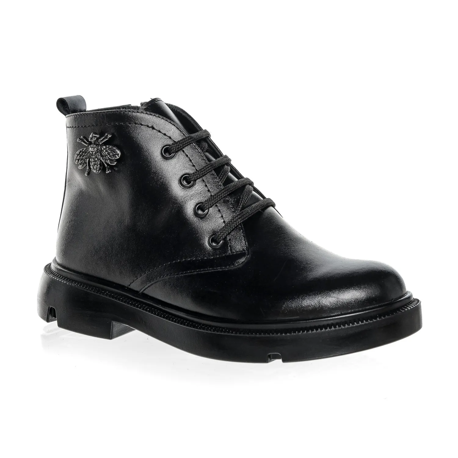 Catinca Shoes BC16 N ghete piele negru box