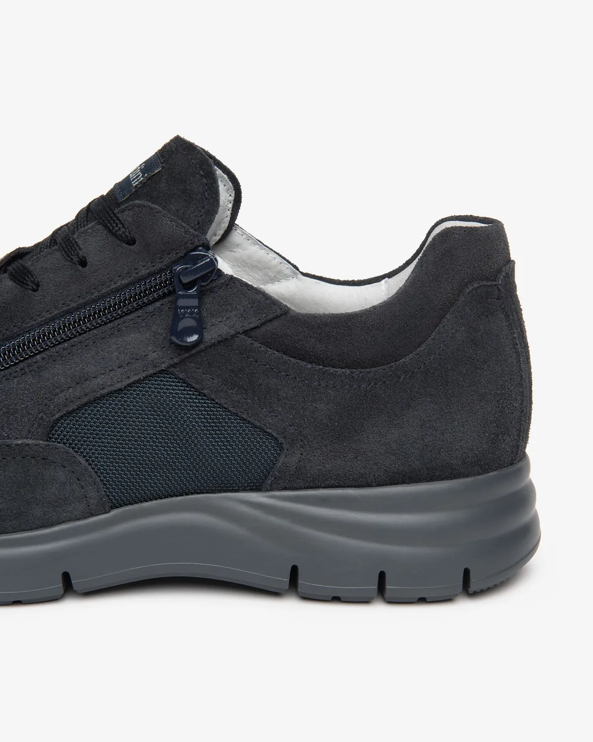 Sneakers piele bărbați NeroGiardini cu fermoar