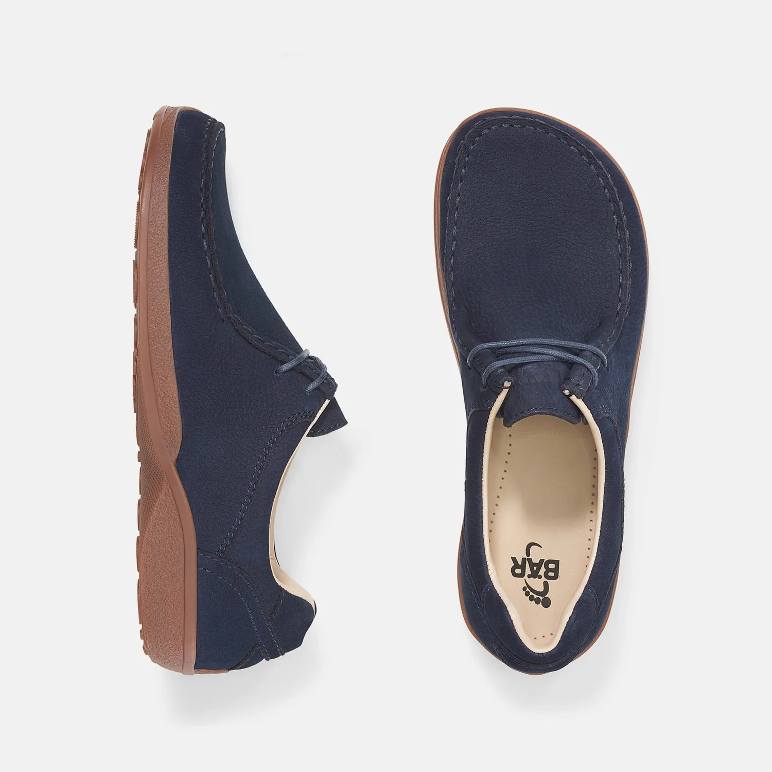 BÄR Lifestyle Lamb pantofi piele negri comozi bărbați