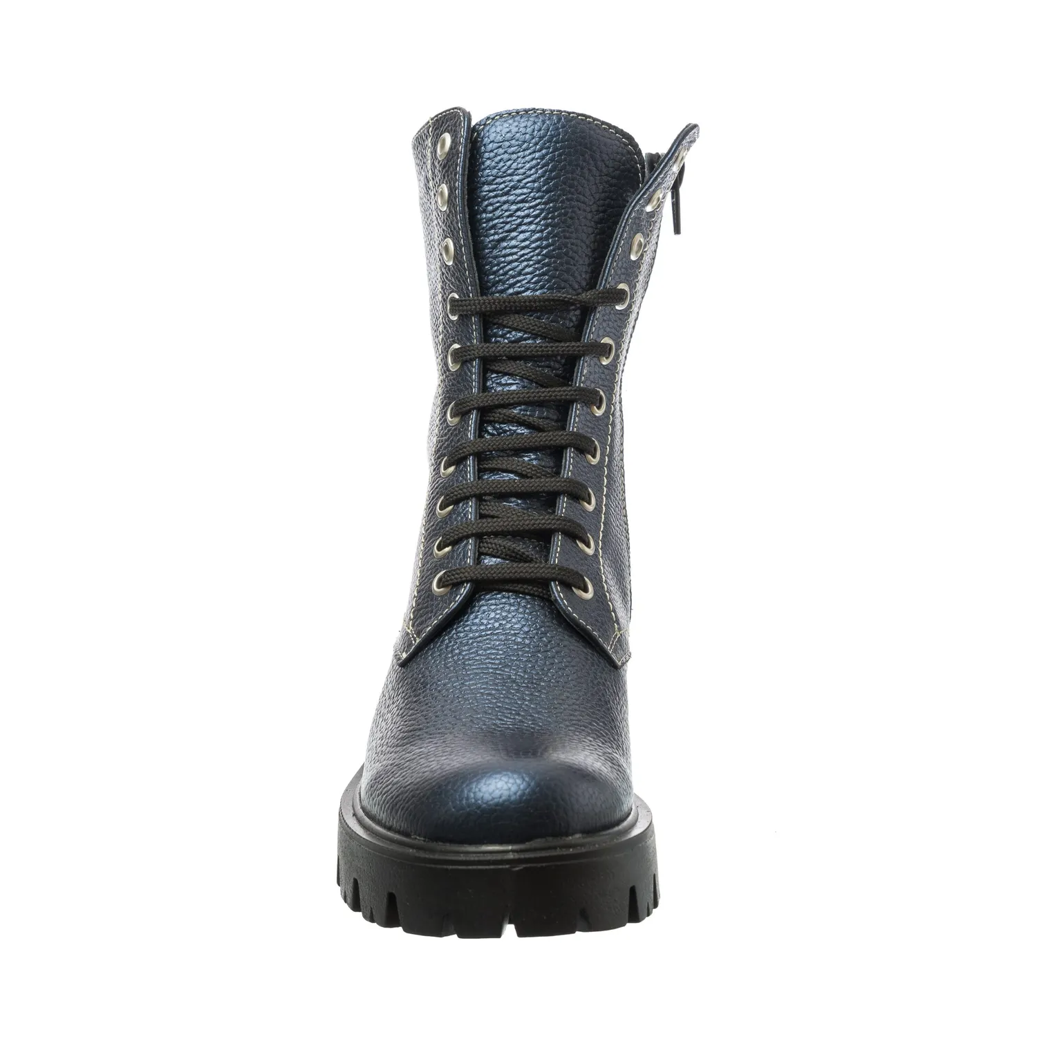 Bocanci damă Catinca Shoes BC15 BS bleu sidef piele