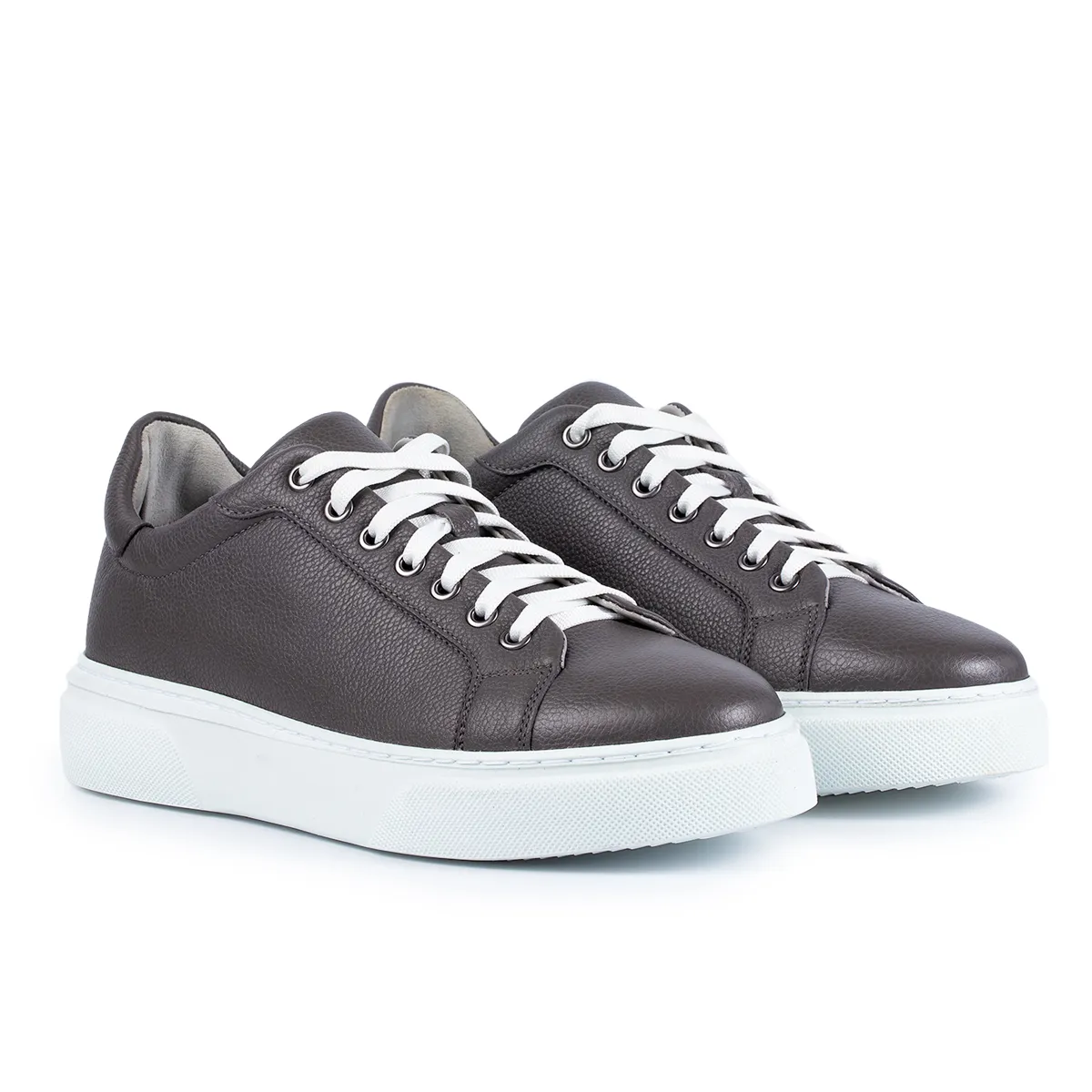 Lucas Shoes Sneaker 510 sneakers bizon gri piele naturala