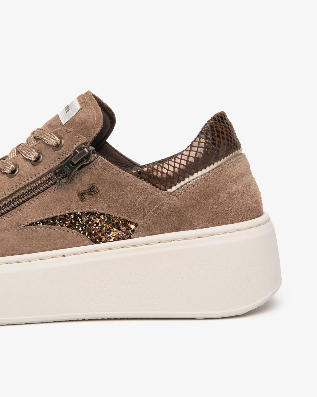 NeroGiardini Sneakers Dama Platforma 50 mm Fermoar