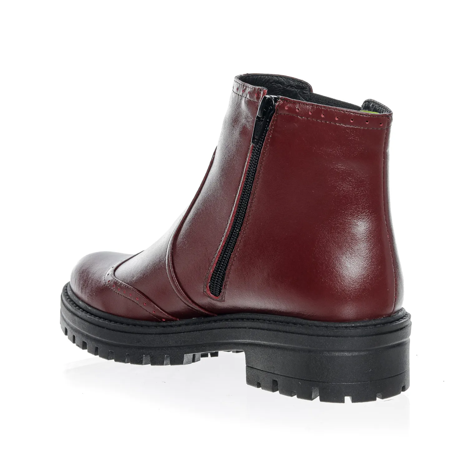Catinca Shoes GX22 B botine dama piele bordo box