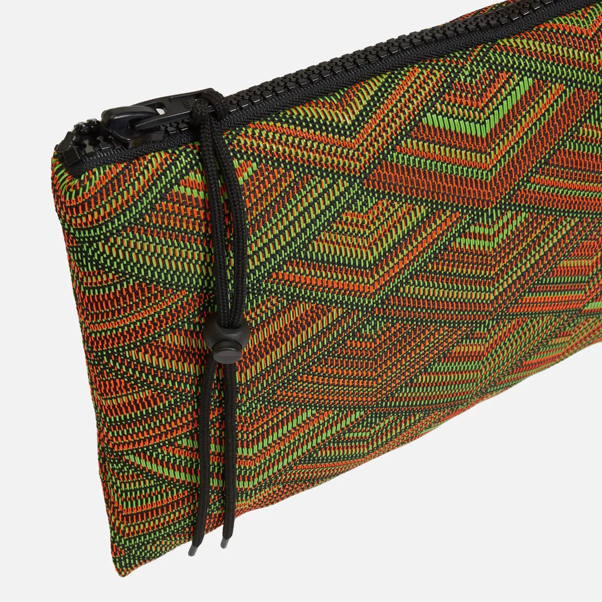 Cecilia Bringheli Ventiquattro plic clutch tesatura verde