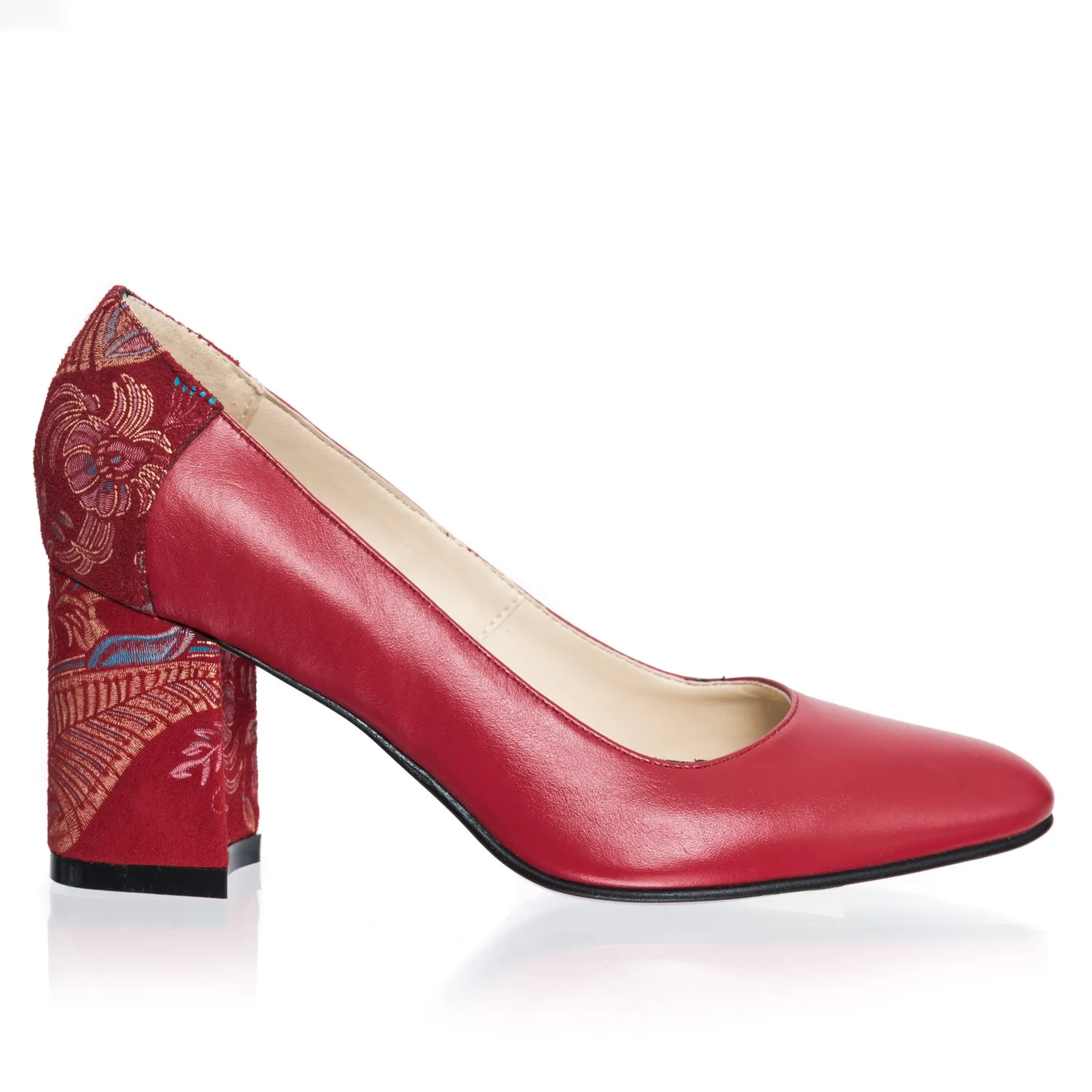 Catinca Shoes R12 RSR pantofi piele naturala rosu