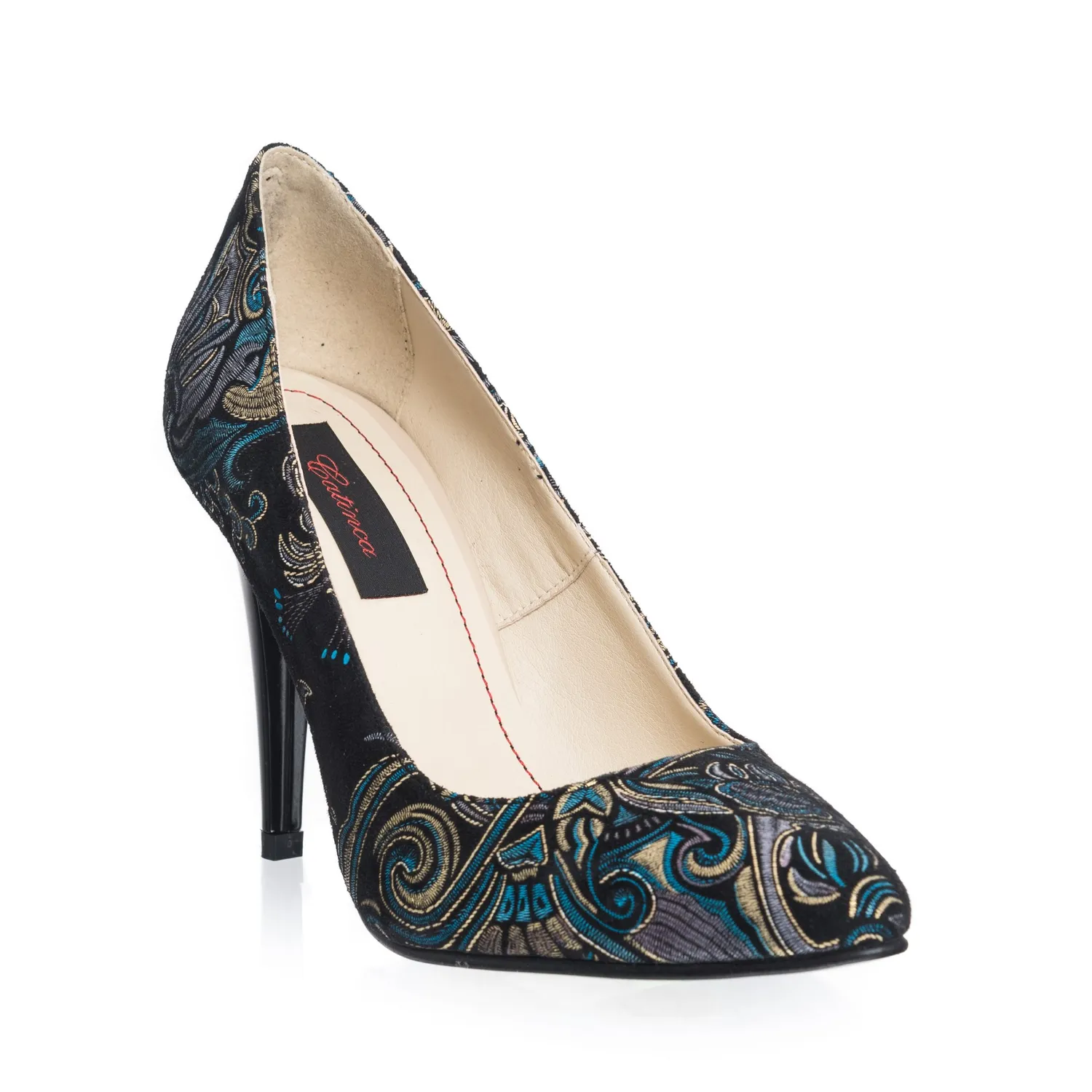 Catinca Shoes 2691 pantofi stiletto dama piele negru