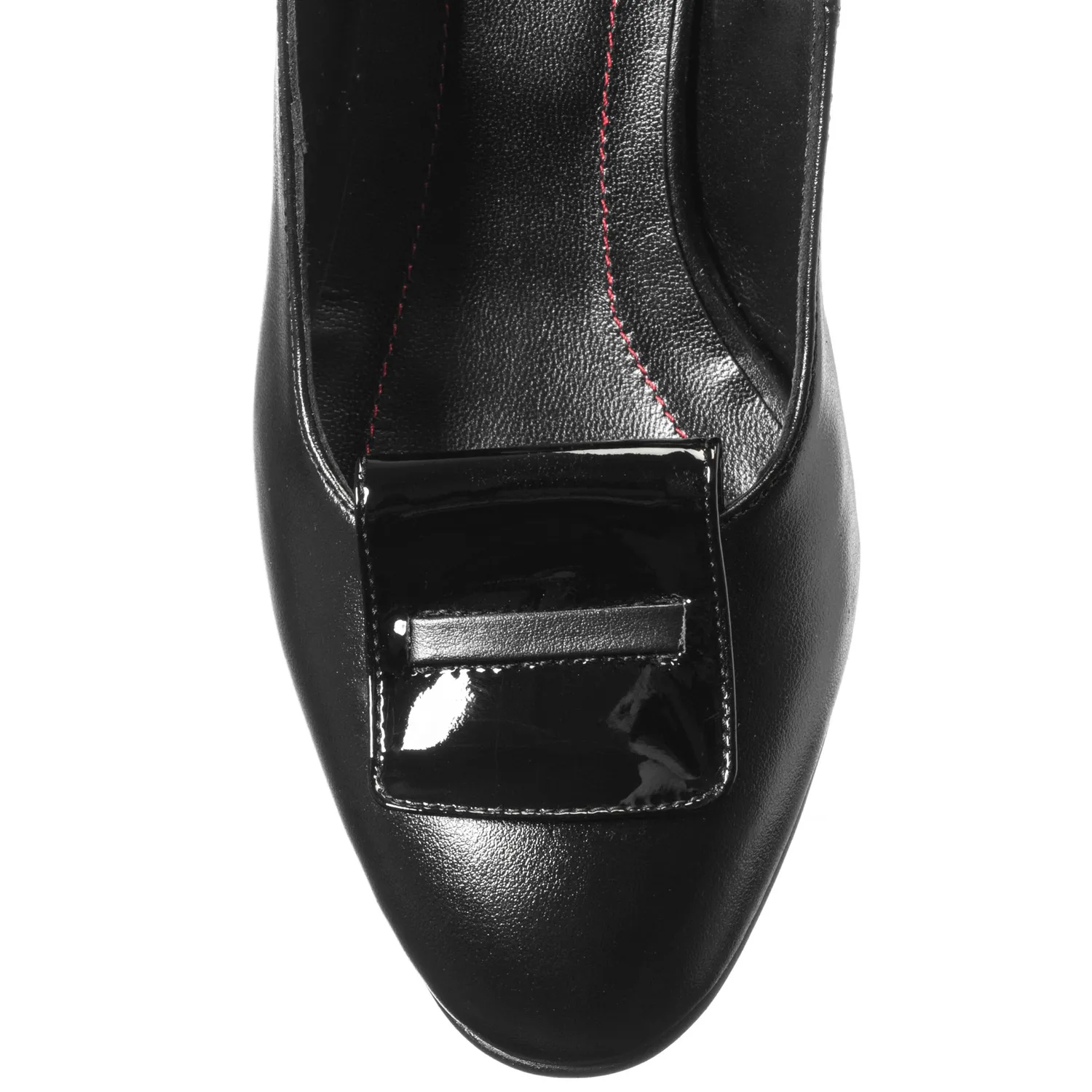 Catinca Shoes A85 NL sandale dama piele lac negru
