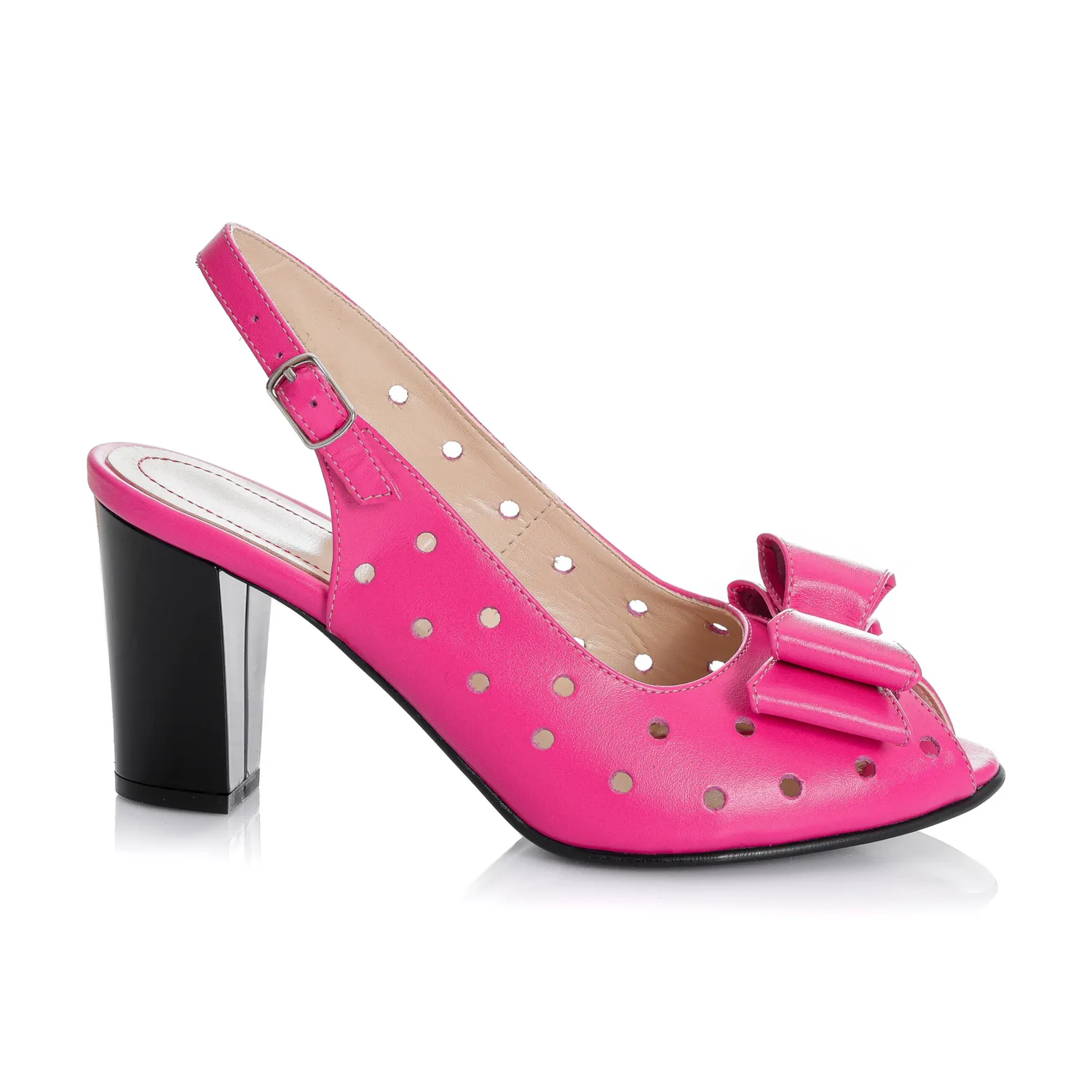 Catinca Shoes F24 ROZ sandale dama piele roz box