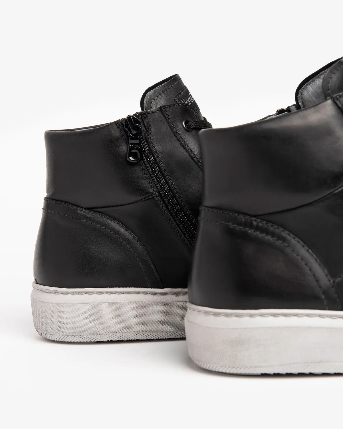 NeroGiardini sneakers bărbați piele high-top DryGo
